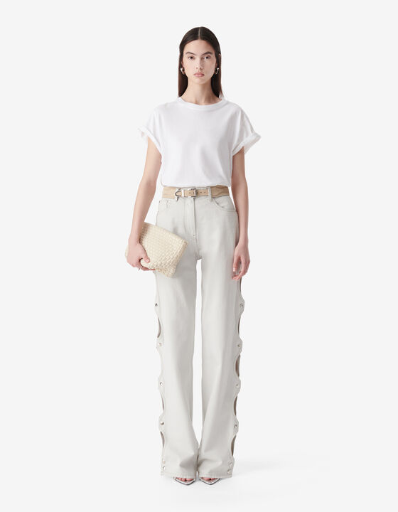 CUT-OUT JEANS