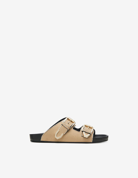 TOILE FLAT MULES